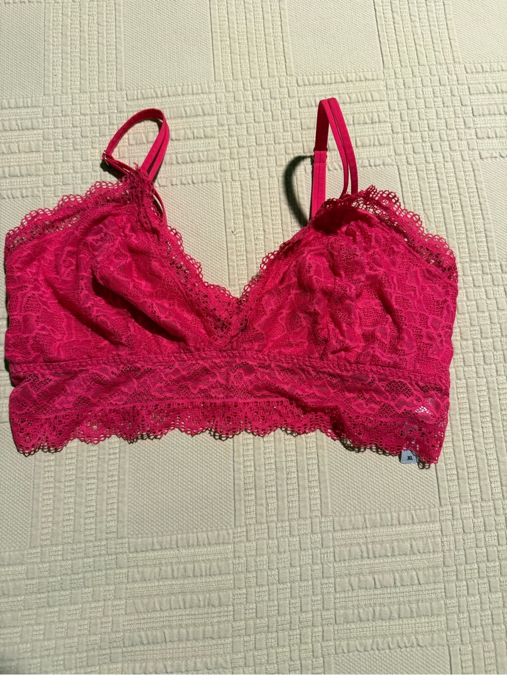Soma Embraceable Lace Wireless Bralette Size XL NWOT